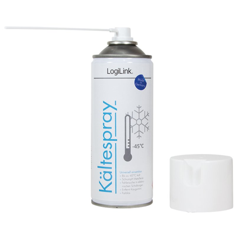 LogiLink spray de nettoyage froid, incolore, 400 ml, -45°C